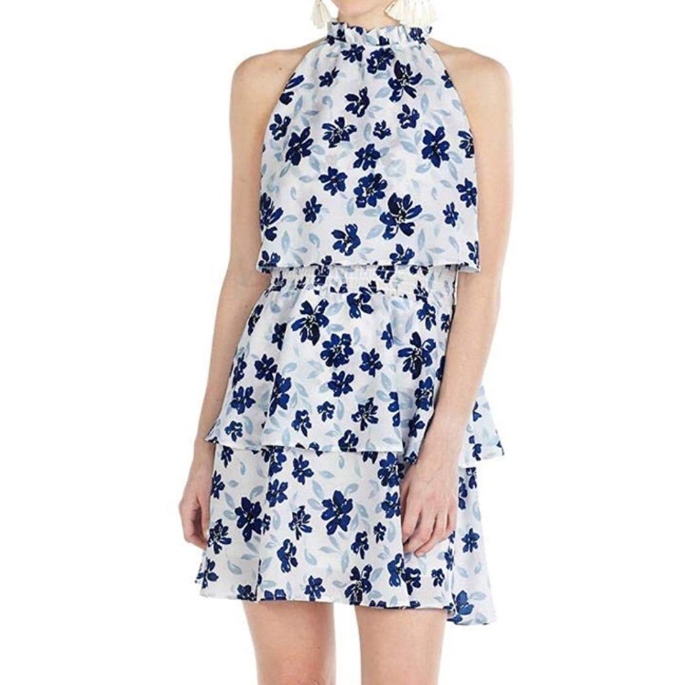 NWT Mud Pie Halter Ruffle Flounce Dress